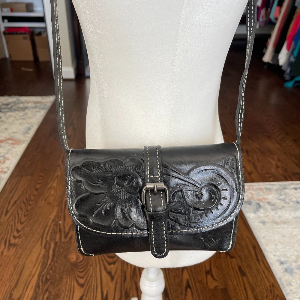 Patricia Nash Torri Tooled Leather Crossbody